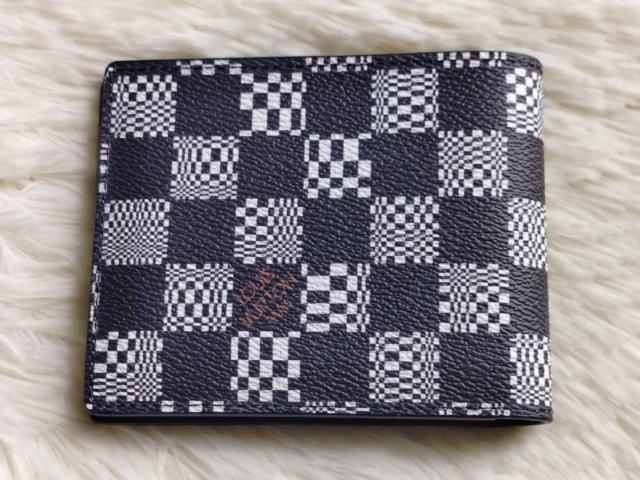 กระเป๋าเงิน Louis Vuitton - Multiple Wallet Damier Distorted Virgil Abloh Authentic