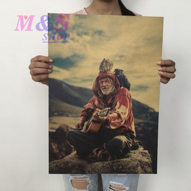 ภาพโปสเตอร์ กระดาษคราฟท์แนววินเทจ สั่งซื้อ 2ใบขึ้นไปจัดส่งฟรี