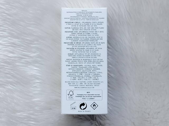 MAISON MARGIELA - Replica Jazz Club (EDT) น้ำหอมเคาน์เตอร์แบรนด์แท้ ราคาถูก (ของหิ้ว) 