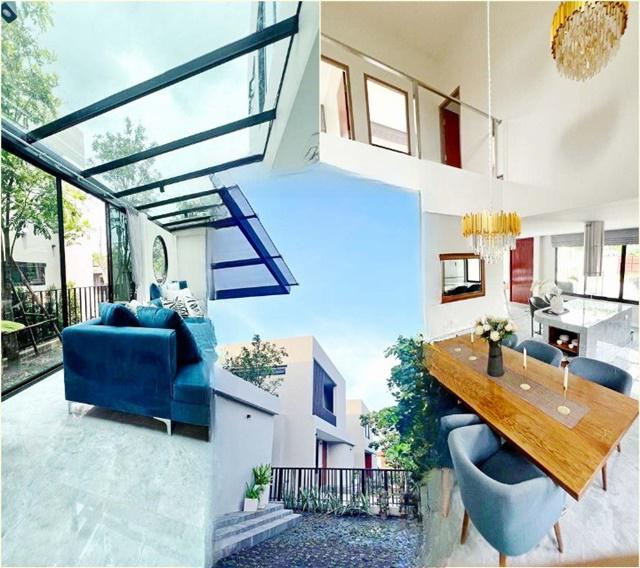  เฟอร์หรูครบ 82ตรว.ฉลองกรุง36-44 ให้เช่าคฤหาสน์ glass roof 310ตรม.3-4นอน 4น้ำ ม.พระจอมเกล้า ลาดกระบัง 3.5 กม. ตลาดนิคมลาดกระบัง