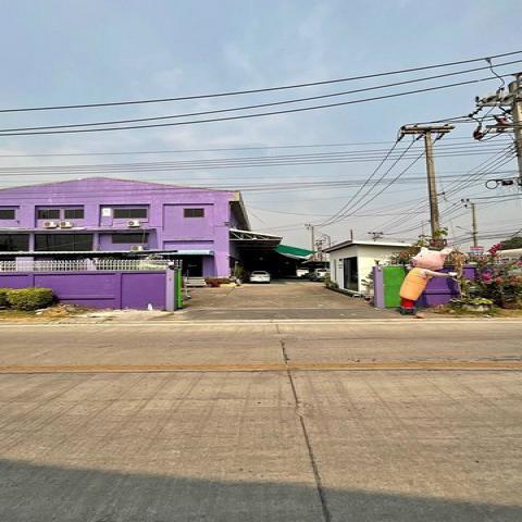 ขายโกดังพร้อมออฟฟิศ  ย่านทุ่งครุ ถนนเลียบทางด่วน ประชาอุทิศ   เนื้อที่ 2ไร่ 1งาน 94 ตร.ว.