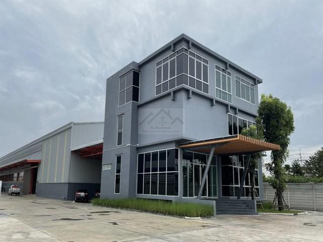 ให้เช่าอาคารสำนักงาน 3 ชั้นพร้อมเฟอร์นิเจอร์ โกดัง 1,200 ตร.ม. พร้อมเครน 5 ตัน ติดถนนเลียบวงแหวนลำลูกกา คลอง 5 