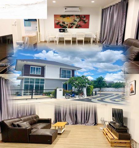PTT Station ปตท.หินเหล็กไฟ 450ม. บ้านเดี่ยว 2 ชั้น หลังมุม 3นอน 3น้ำ 52ตร.วา. 250ตร.ม. รร.นานาชาติหัวหิน 7.0 กม. พร้อมเฟอร์ ตลาดหนองขอน