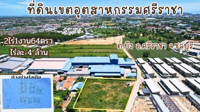 ขายที่ดิน 2ไร่ 1งาน ผังสีส้ม เหมาะทำคลังสินค้า โกดัง โรงงาน บ้านจัดสรร ติดทางสาธารณะ โซนเครือสหพัฒน์ ราคาถูก ศรีราชา ชลบุรี