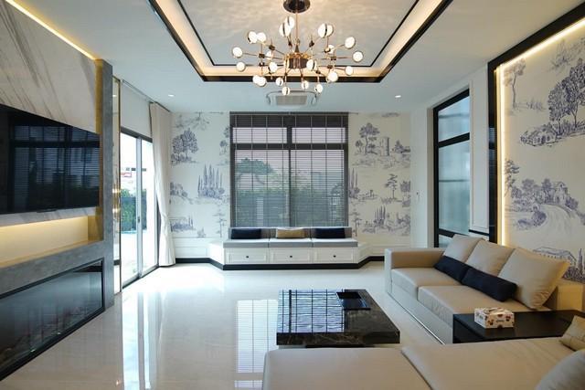 HS 1744 ขายบ้านเดี่ยวPerfect Masterpiece กรุงเทพกรีฑา Zone ใหม่ พร้อมตกแต่งในบ้าน สวนรอบบ้าน มีสนามบาสในบ้าน