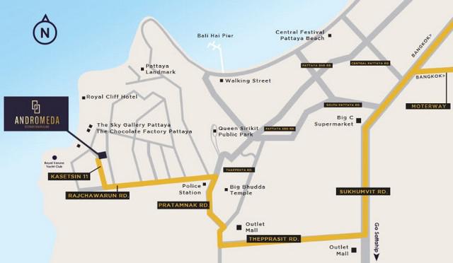 Condo. แอนโดนเมด้า คอนโด พัทยา area 72 SQ.METER 2 BEDROOM 2 น้ำ 11000000 บาท ใกล้ สวนสมเด็จพระนางเจ้าสิริกิติ์ ^^