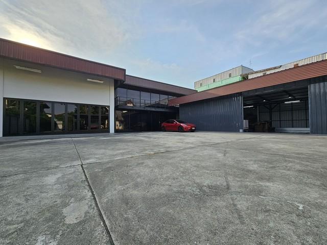 BR 1395 ให้เช่าบ้านพร้อมโกดัง มีสำนักงาน ที่พักคนงาน ถนนสวนผัก ตลิ่งชัน