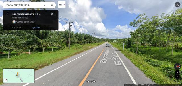 ขายที่ดินเปล่าติดถนน ทำเลทอง โฉนดครุฑแดง อำเภอกันตรัง จังหวัดตรัง