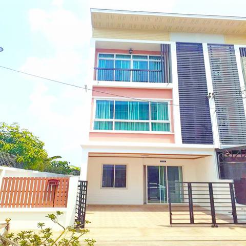 คฤหาสน์แนวตั้ง คลีนิคความงาม ให้เช่า3 ชั้น  รร.นานาชาติฮาร์โรว์  2.2 กม. MRTดอนเมือง2.3 กม. ใหม่ 34ตร.วา. 410ตร.ม. 3นอน ตลาดโกสุมรวมใจ 750ม.