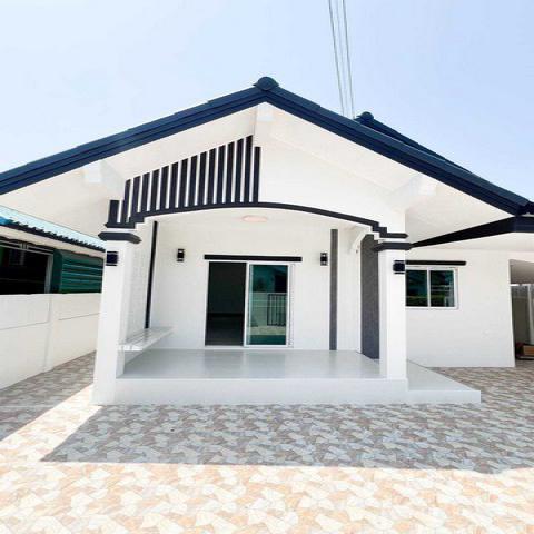 KDH0054 ขายบ้าน โรงโป๊ะ ตะเตียนเตี้ย ขนาด 52 ตร.วา บ้านเดี่ยวรีโนเวทใหม่  ใกล้นิคมแหลมฉบังและท่าเรือแหลมฉบัง 