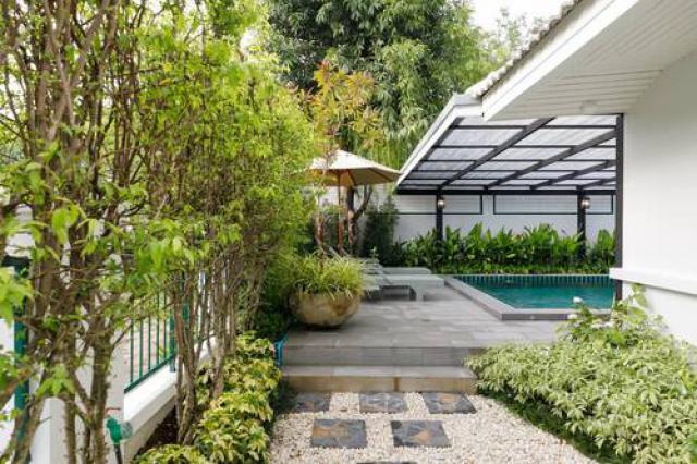 บ้านเดี่ยว Pool villa ในหมู่บ้านฟ้าหลวง ต.ต้นเปา อ.สันกำแพง เชียงใหม่