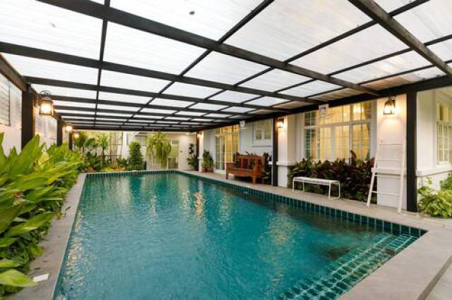 บ้านเดี่ยว Pool villa ในหมู่บ้านฟ้าหลวง ต.ต้นเปา อ.สันกำแพง เชียงใหม่