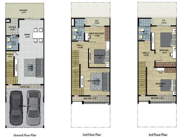 P492 ให้เช่า ทาวน์โฮม บ้านกลางเมือง สุขุมวิท 77 อ่อนนุช 17 บ้านเปล่า