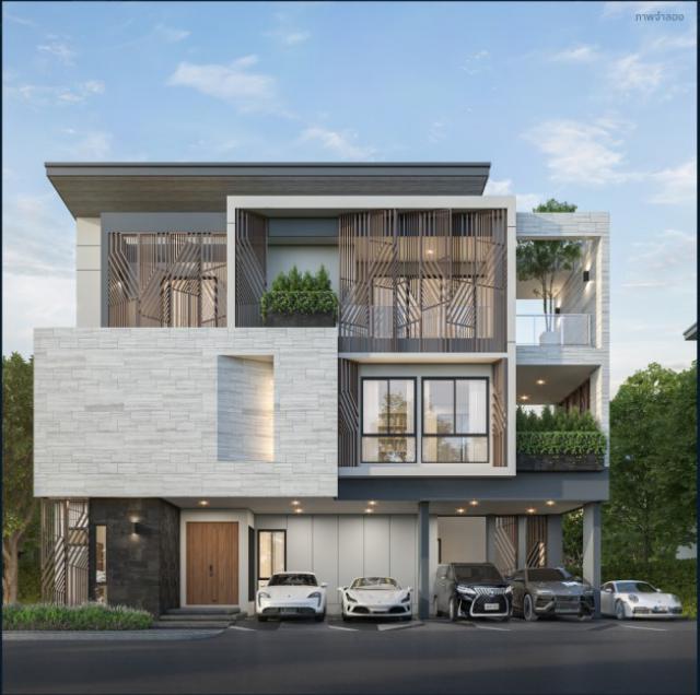 Luxury House For Sale บ้านหรู 3 ชั้น The Gentry Phatthanakan 2 เขตสวนหลวง กรุงเทพมหานคร 