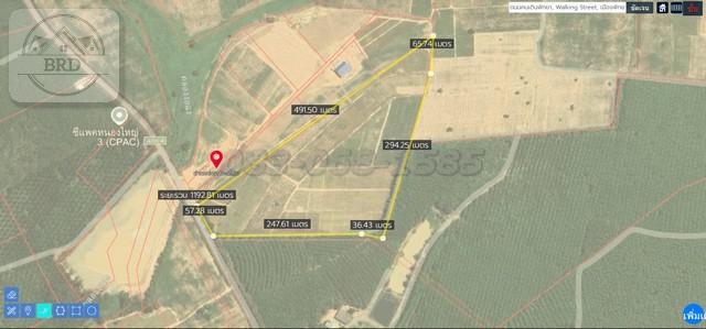 ขายถูกที่ดินสีเหลืองติดถนน4064 ใกล้โรงงานรันเนอร์จี WHA3 (เนื้อที่ 40-1-83.2 ไร่ ขายไร่ละ 3.5 ล้าน) อ.หนองใหญ่ จ.ชลบุรี 