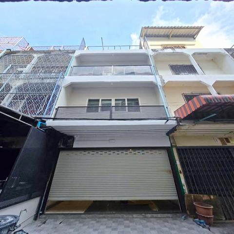 Fortune เซ็นทรัล ให้เช่า บ้าน อาคาร 4ชั้น รัชดา1-7 สถานฑูตจีน 800ม.MRT พระราม 9 1.1กม.  235 ตร.ม.ใจกลางเมือง ขาย 4.9 ล้าน 3 นอน 2 น้ำ 