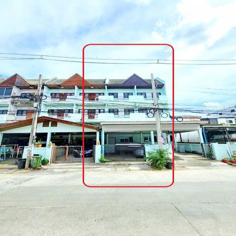 รามอินทรา61-67 ตลาดถนอมมิตร 600ม. MRT วัชรพล 1.2 กม.ให้เช่าทาวน์โฮม 3.5 ชั้น 20 ตร.วา.221ตร.ม.