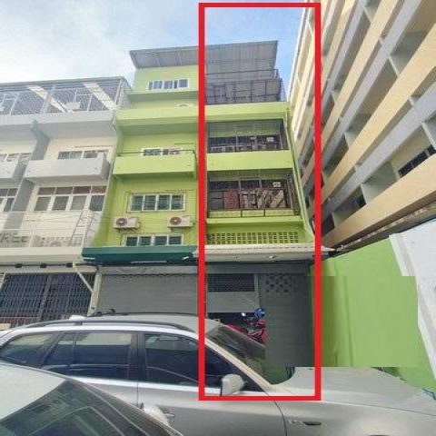 ให้เช่าตึกแถว 5.5 ชั้น ห้องมุม 17 ตรว. ย่านสะพานควาย เขตพญาไท ใกล้ BTS สะพานควาย