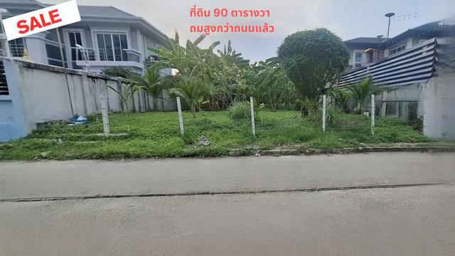 ขายที่ดินถมสูงกว่าถนน ดอนเมือง  90 ตรว. เทิดราชัน3 มีรั้วแล้ว 3 ด้าน น้ำไฟฟ้าพร้อม กรุงเทพ