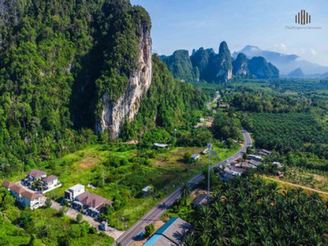บ้านในฝันติดเขาวิวธรรมชาติสวยงาม!! ขายที่ดิน 150.6 ตร.วา ถนนวิวสวยสุดในเมืองกระบี่ สายกบ.6017 โพธิ์เรียง-วัดถ้ำเสือ กระบี่น้อย