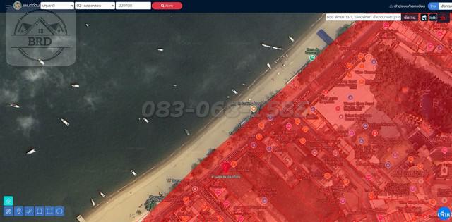 ขายที่ดินทำเลทอง ถนนเลียบชายหาดพัทยา เนื้อที่ 280.5 ตรว. ขาย 224.4 ล้านบาท บางละมุง ชลบุรี