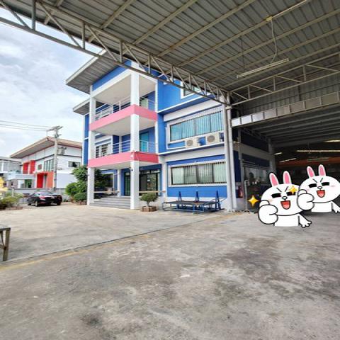 โรงงาน พร้อม ออฟฟิศ3ชั้น โกดัง คลังสินค้า ขนาดใหญ่ บนพื้นที่เกือบ3ไร่ ถนนสี่วาพาสวัสดิ์ - พันธุวงษ์ จ.สมุทรสาคร
