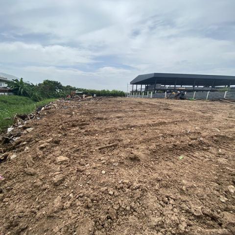 T25-262 ขายที่ดินถมแล้ว ขนาด 1 ไร่ ย่าน 5 แยกวัชรพล ใกล้ตลาดถนอมมิตร ถมปรับพื้นที่เรียบร้อย สูงเสมอถนน 
