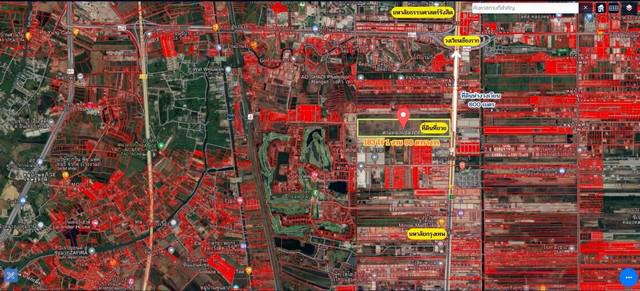 ขายที่เปล่าติดถนนพหลโยธินขายที่เปล่าคลองหลวงปทุมธานี ขายที่ปทุมธานี ผังเมืองสีส้มต.คลองหนึ่ง อ.คลองหลวง จ.ปทุมธานี