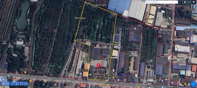 ขายที่ดินติดถนนผังสีม่วงกระทุ่มแบนติดถนนเส้นหลัก ถนนกว้าง ต.คลองมะเดื่อ อ.กระทุ่มแบน จ.สมุทรสาคร