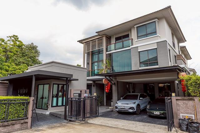 BH3619  ขาย/ให้เช่าบ้านเดี่ยว 3ชั้น หมู่บ้านภัสสร สรงประภา ดอนเมือง ใกล้สนามบิน ใกล้รถไฟฟ้า พร้อมอยู่