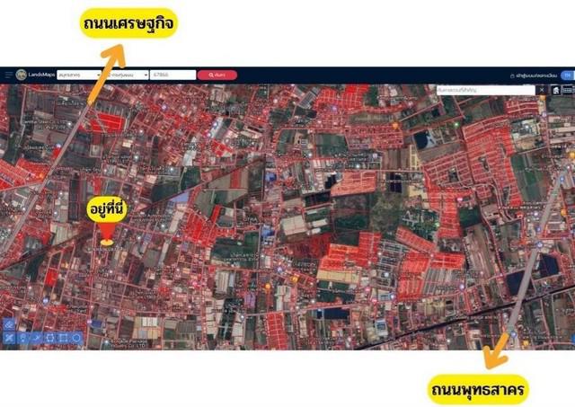 ขายที่ดินผังม่วงที่ดินกระทุ่มแบนแหล่งเศรษฐกิจ ต.ท่าไม้ อ.กระทุ่มแบน จ.สมุทรสาคร